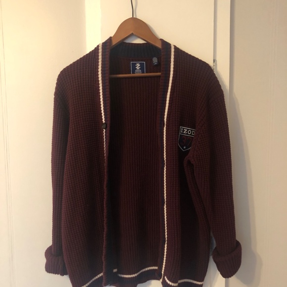 Izod button up cardigan - Picture 2 of 7